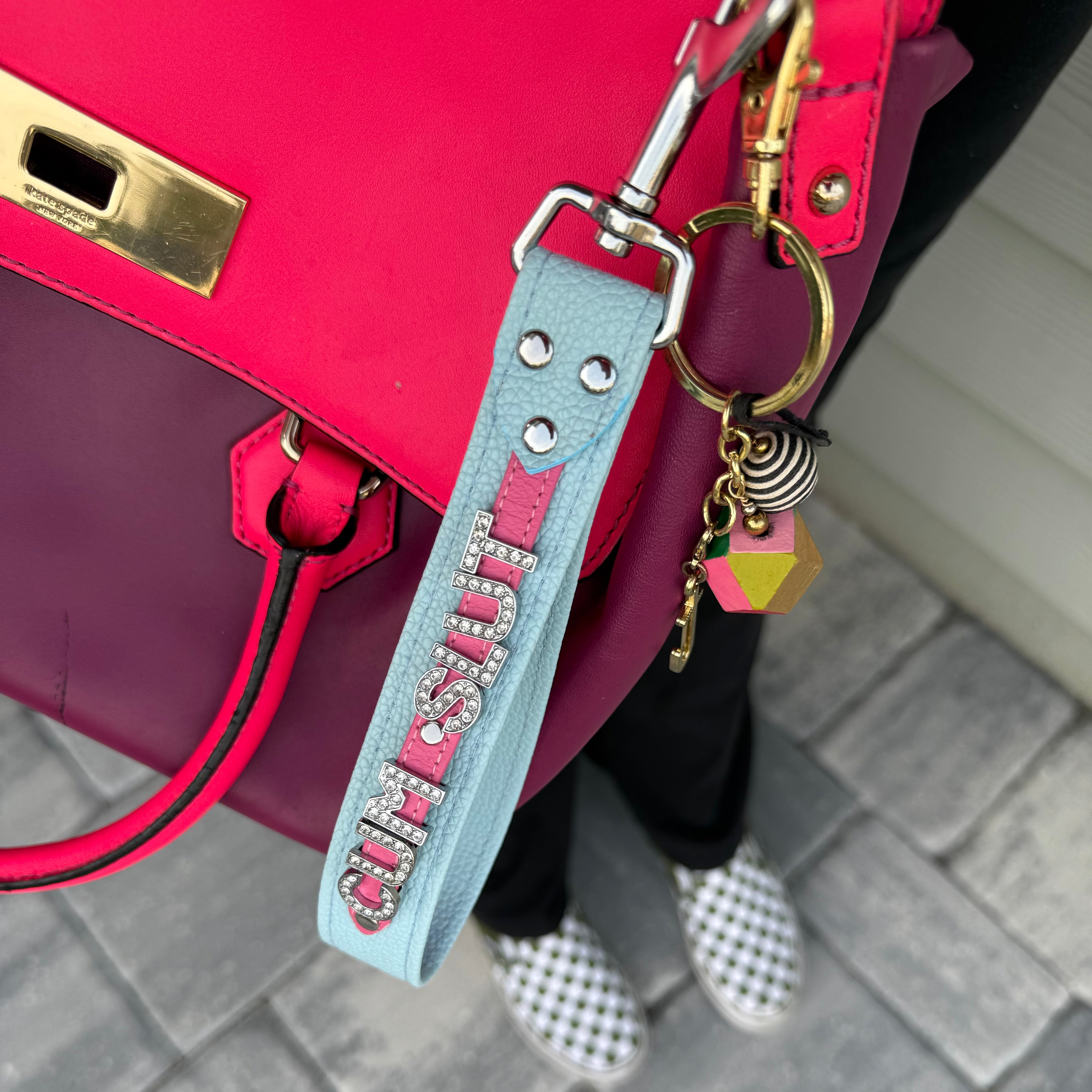 Rhinestone Classic Leash Handle Leash Restrained Grace