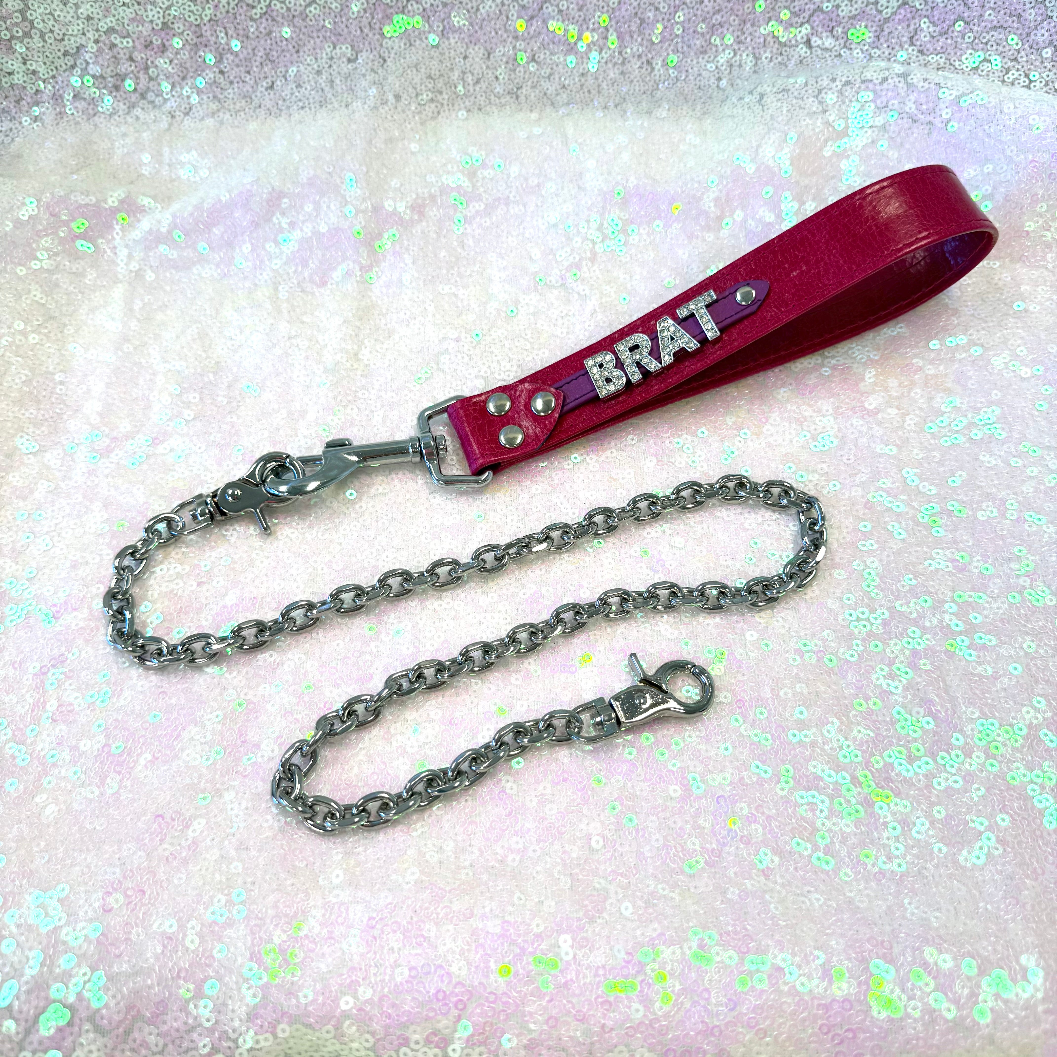 Rhinestone Classic Leash Handle Leash Restrained Grace