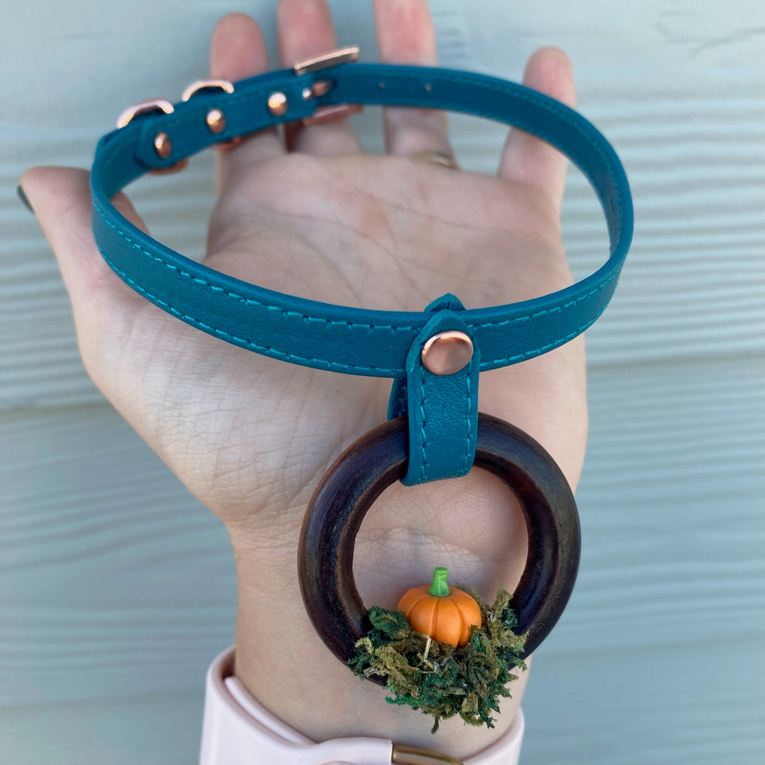 Cottagecore Pumpkin Collar - Made to Order Collar Restrained Grace   