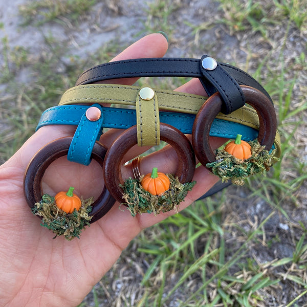 Cottagecore Pumpkin Collar - Made to Order Collar Restrained Grace   