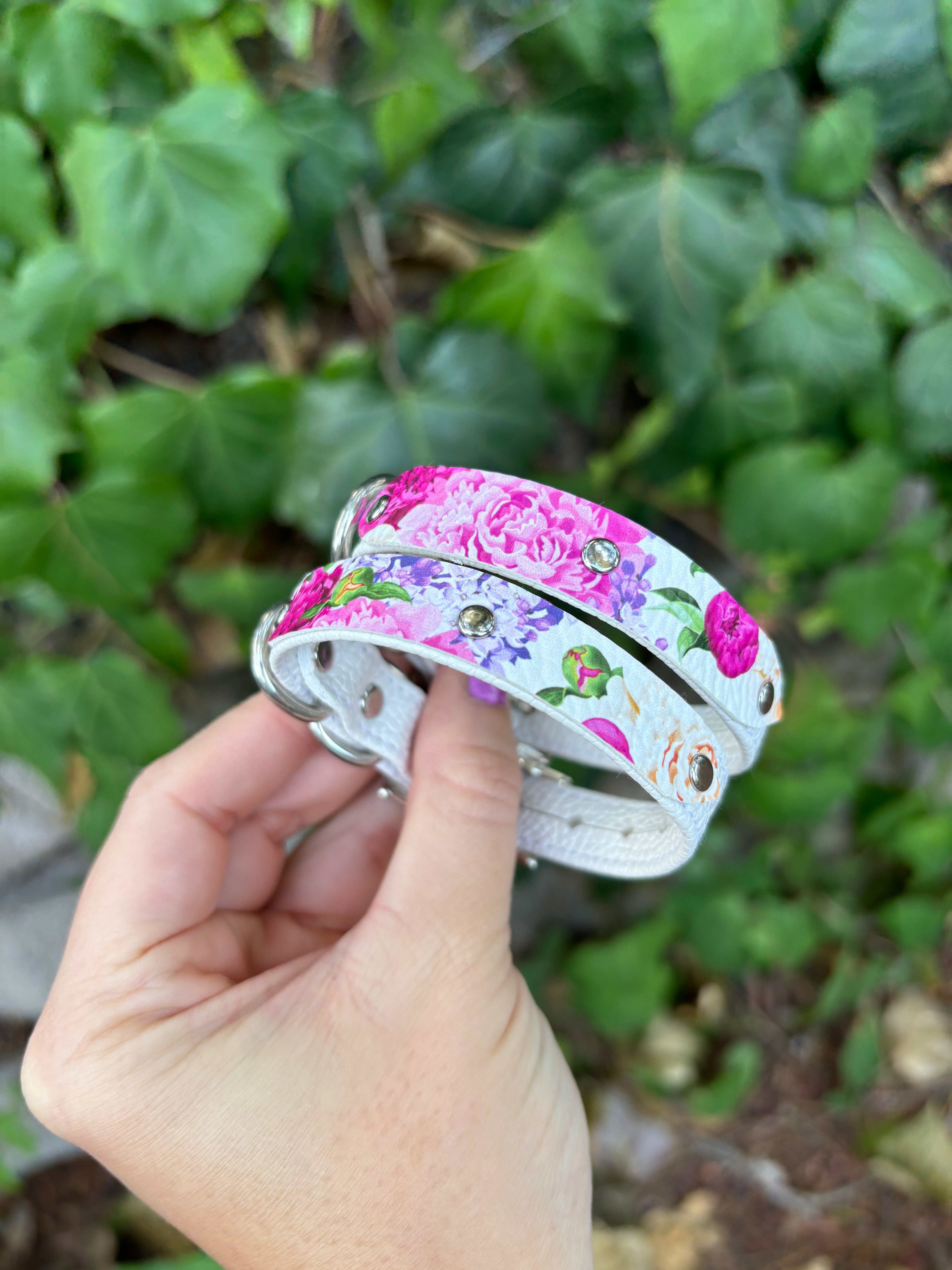 Sample Sale - Petite Cuffs - White and Silver - 5.5”-8” Cuffs Restrained Grace