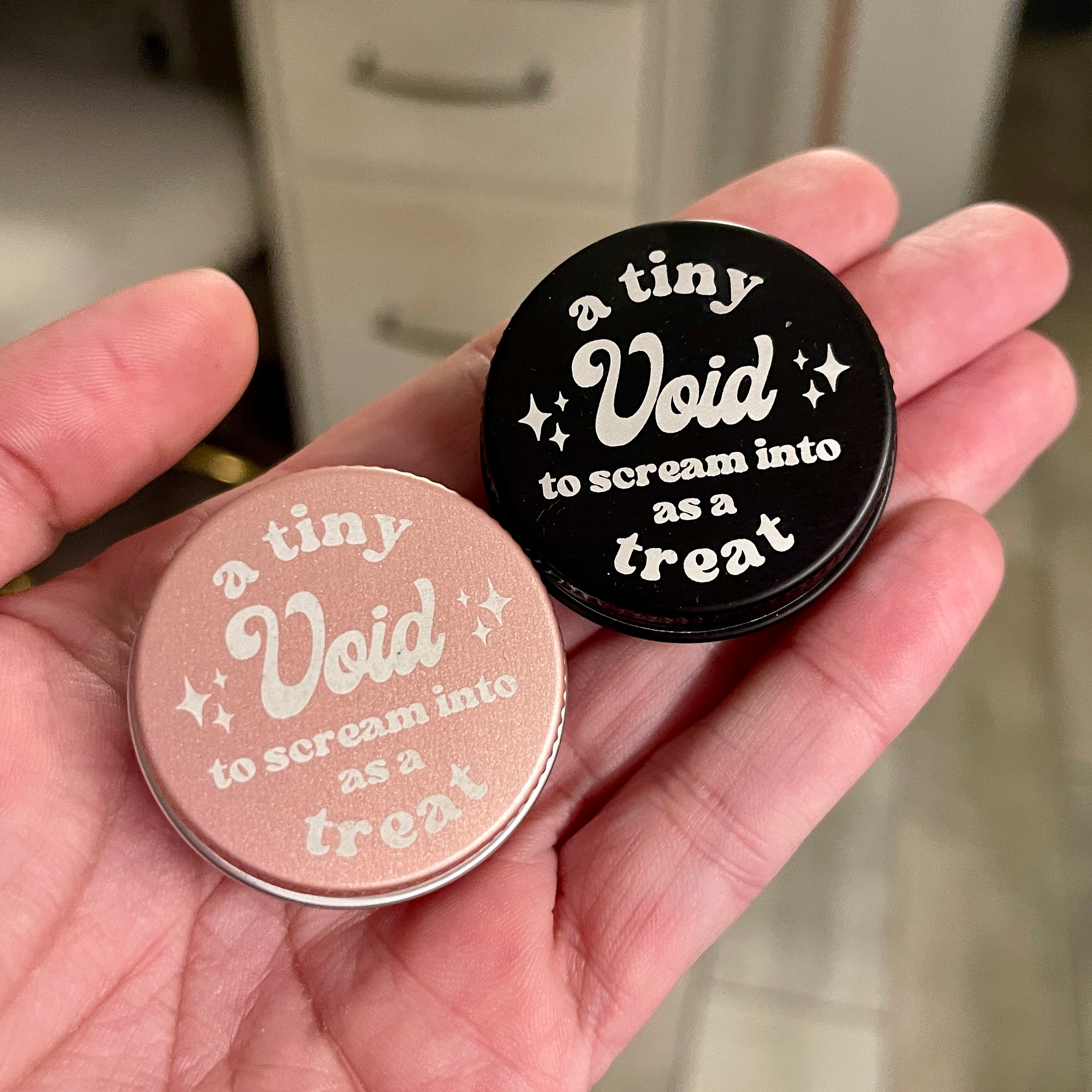 A Tiny Little Void to Scream into, as a Treat Box Restrained Grace