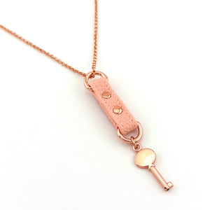 Peach Cutie BDSM Key Holder Necklace Necklace Restrained Grace