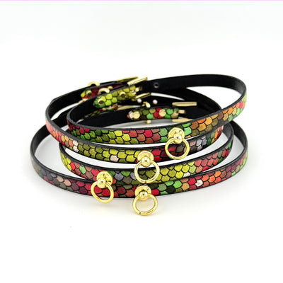 Dragon Scale Mini BDSM Collar - Limited Edition Collar Restrained Grace