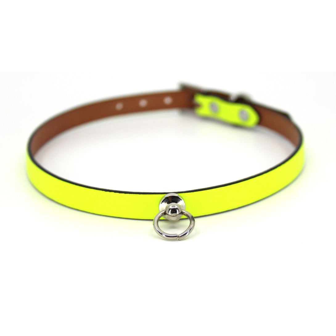 Design Your Own Leather Mini Collar - BDSM Day Collar Collar Restrained Grace   