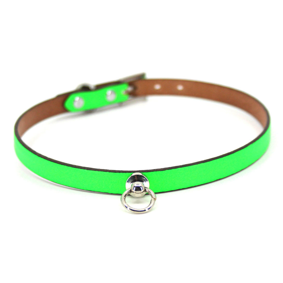 Design Your Own Leather Mini Collar - BDSM Day Collar Collar Restrained Grace   