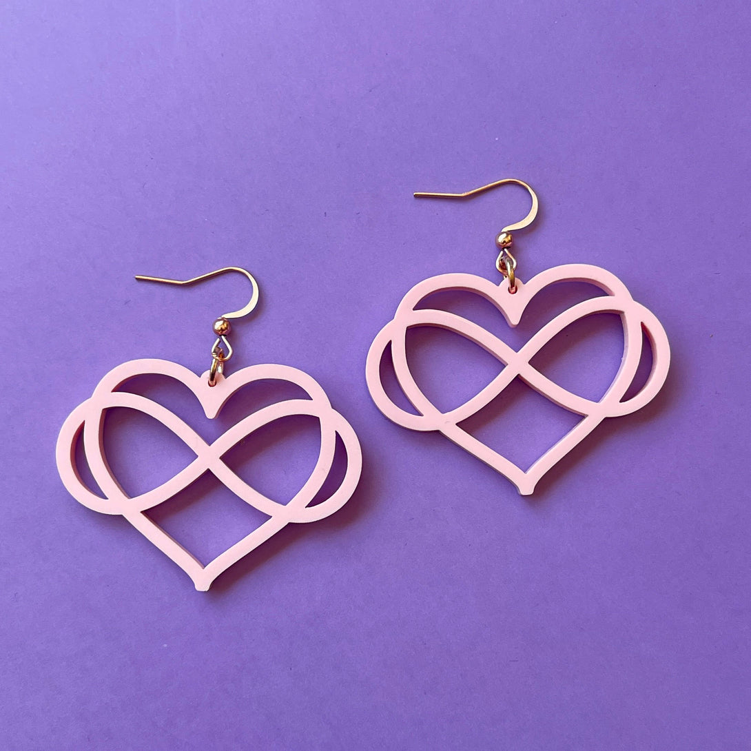 Design Your Own Polyamory Symbol Earrings Earrings Restrained Grace   