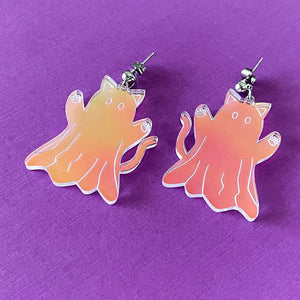 Pussycat Poltergeist Earrings Earrings Color & Camp   