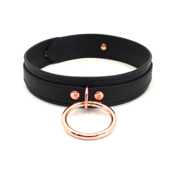 Design Your Own Deluxe Leather Bondage Collar Collar Restrained Grace   