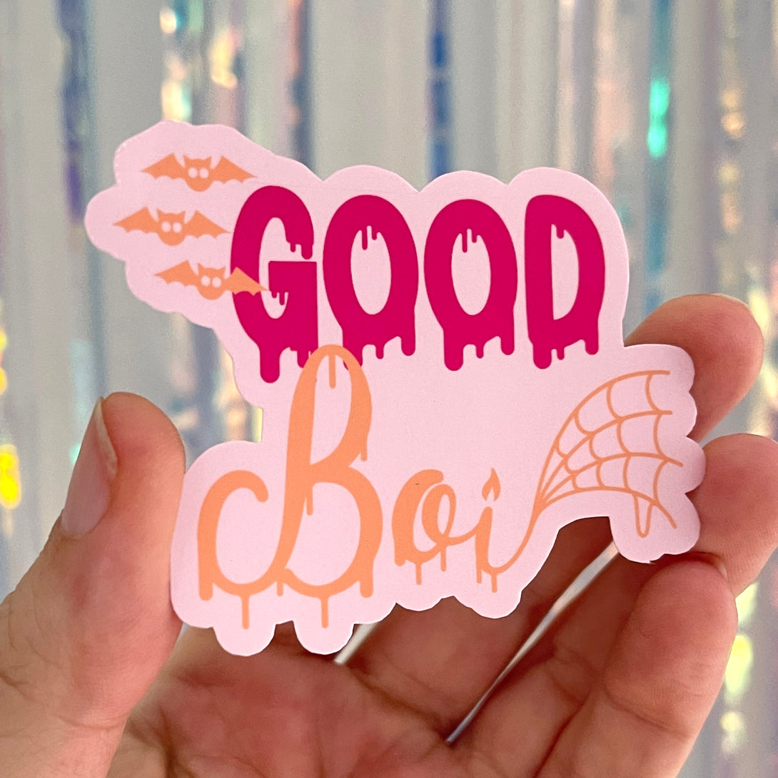 Good Ghoul - Halloween Praise Kink Vinyl Stickers Sticker Restrained Grace Good Boi  