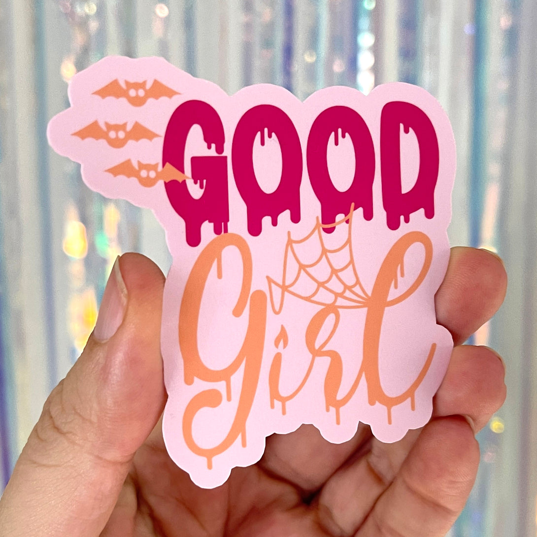 Good Ghoul - Halloween Praise Kink Vinyl Stickers Sticker Restrained Grace Good Girl  