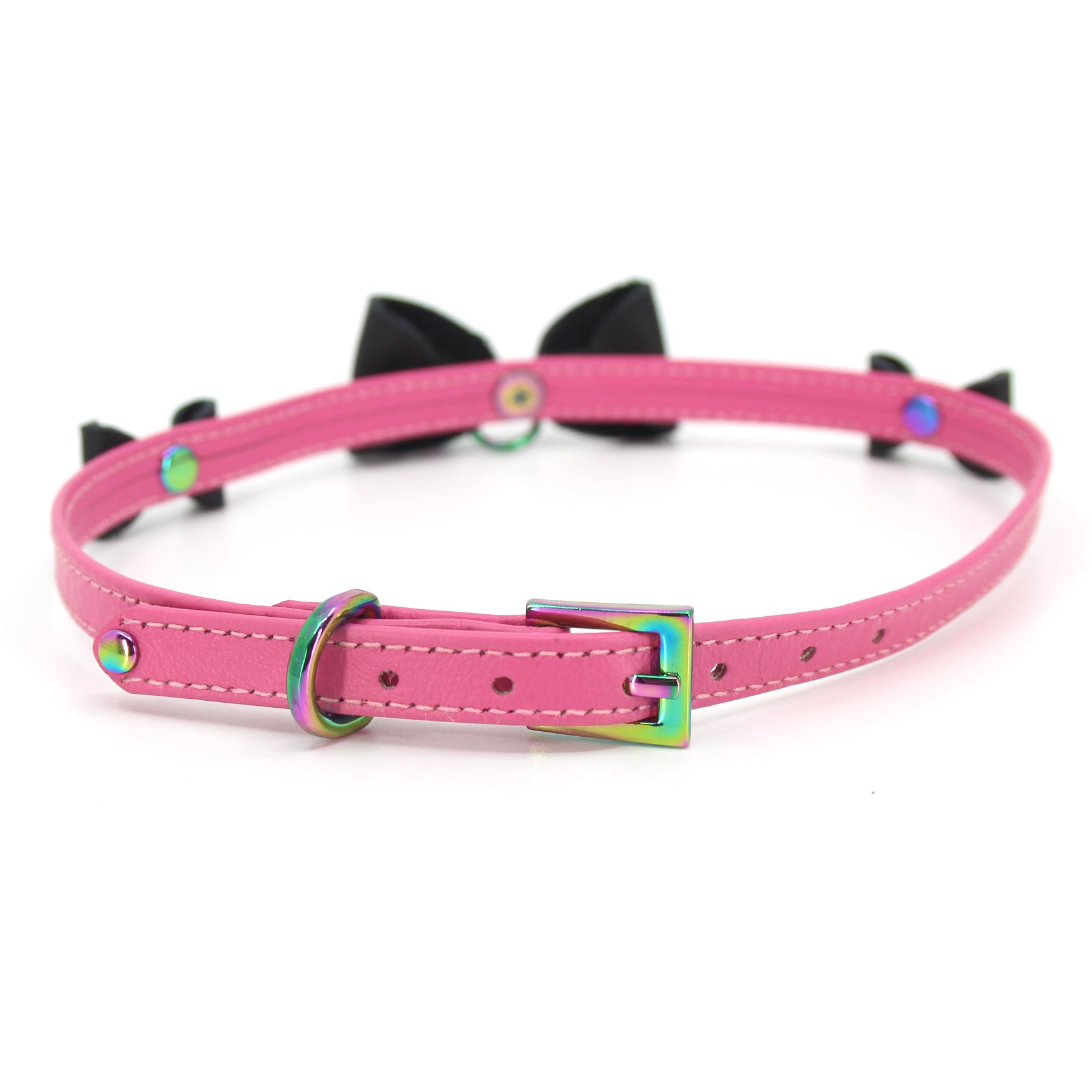 Design Your Own Kitten Bow Mini Collar - BDSM Day Collar