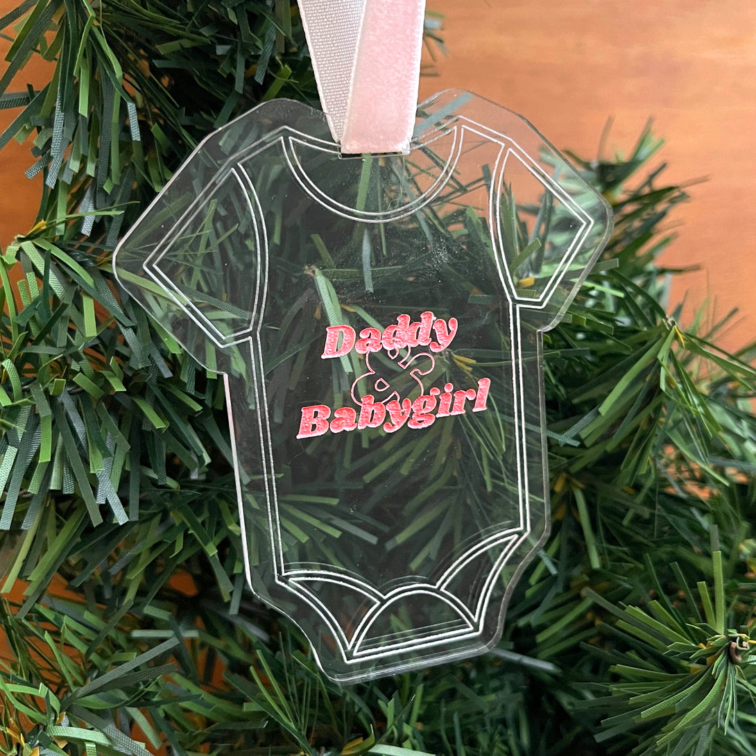 Custom Engraved Caregiver & Little BDSM Ornament Ornament Restrained Grace   