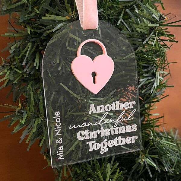 Personalized Christmas Together Subtle Dom/sub Ornament Ornament Restrained Grace   