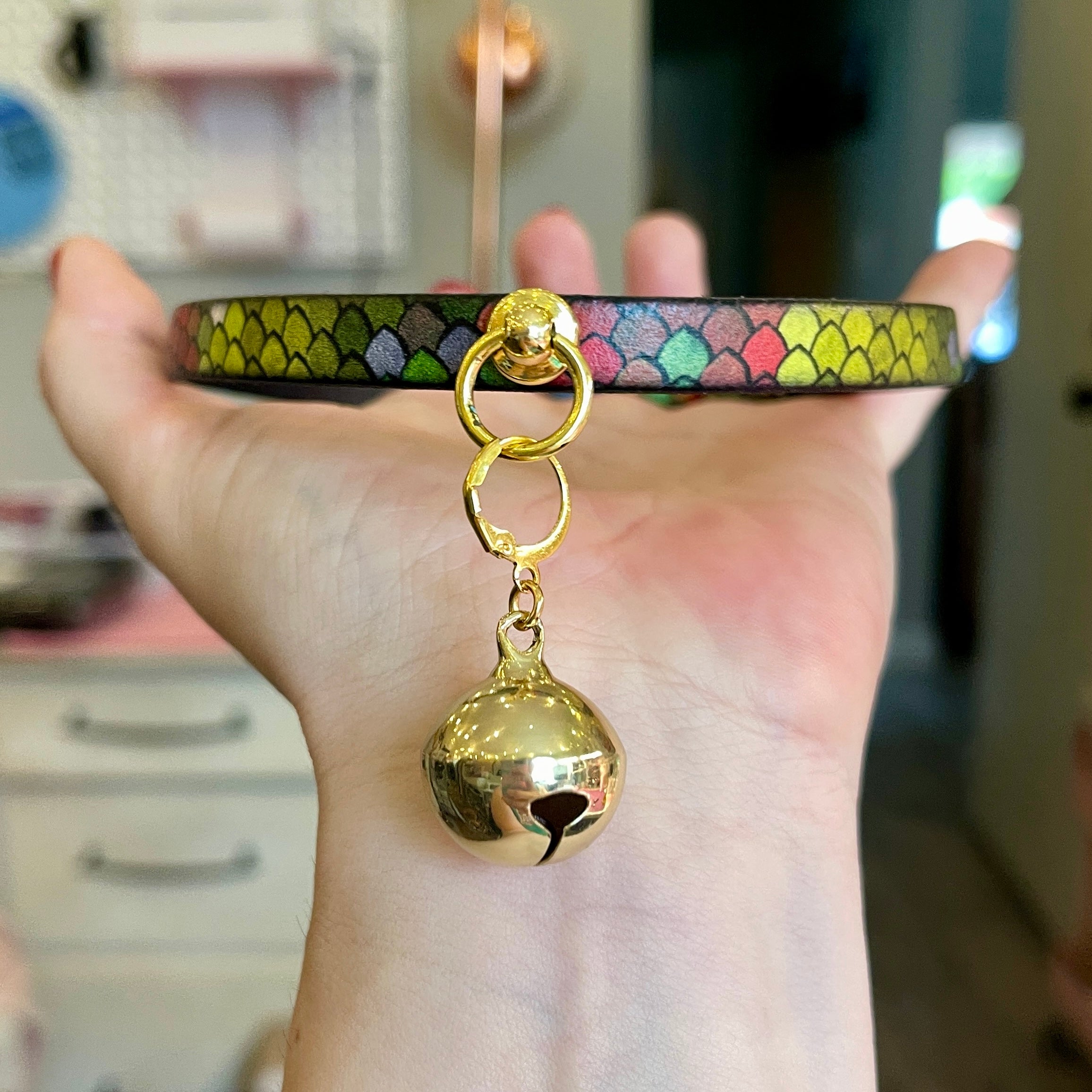 Pet Play Bell Collar Tag – Restrained Grace