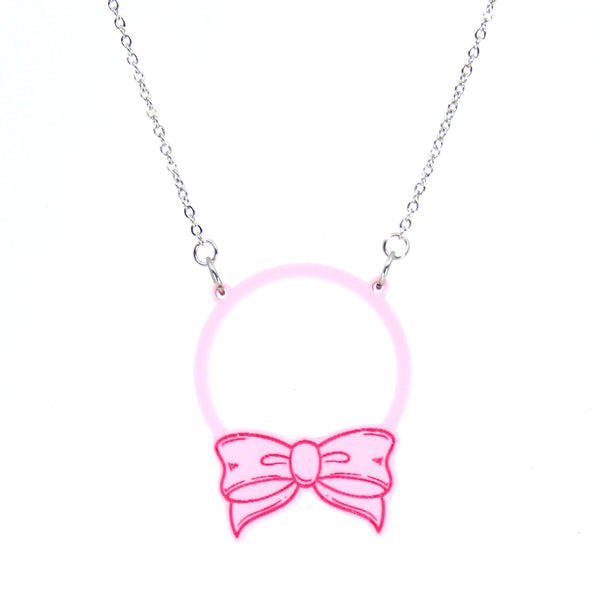 Coquette Bow Ring of O Necklace Necklace Restrained Grace   
