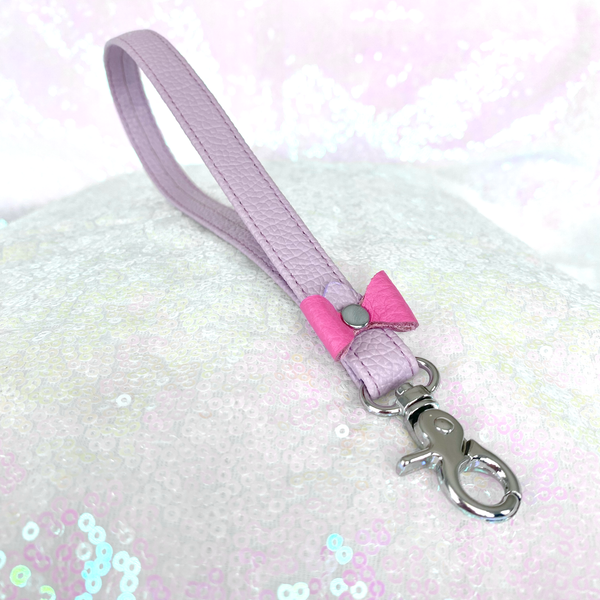 Pretty Princess Leash Handle - Lavender, Pink, and Silver Leash Restrained Grace   