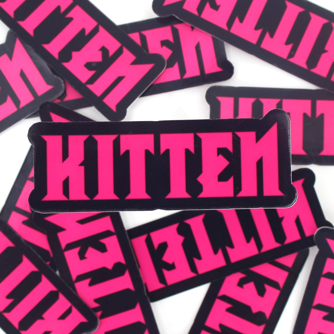 Mall Goth Kitten - Vinyl Sticker Sticker Restrained Grace   