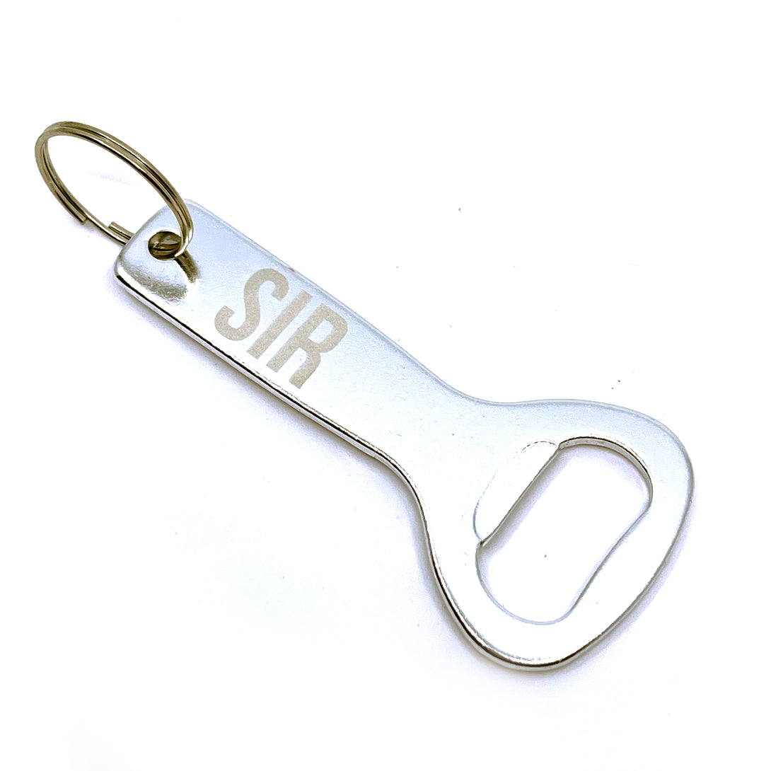 Personalized Bottle Opener Keychain - Dominant Gift Keychain Restrained Grace   