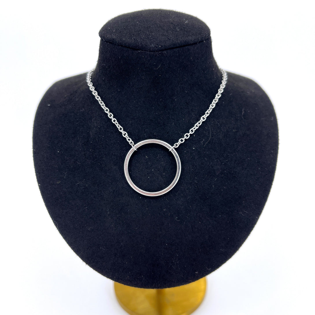 Dainty Ring of O Day Collar - Stainless Steel Day Collar Restrained Grace Silver  