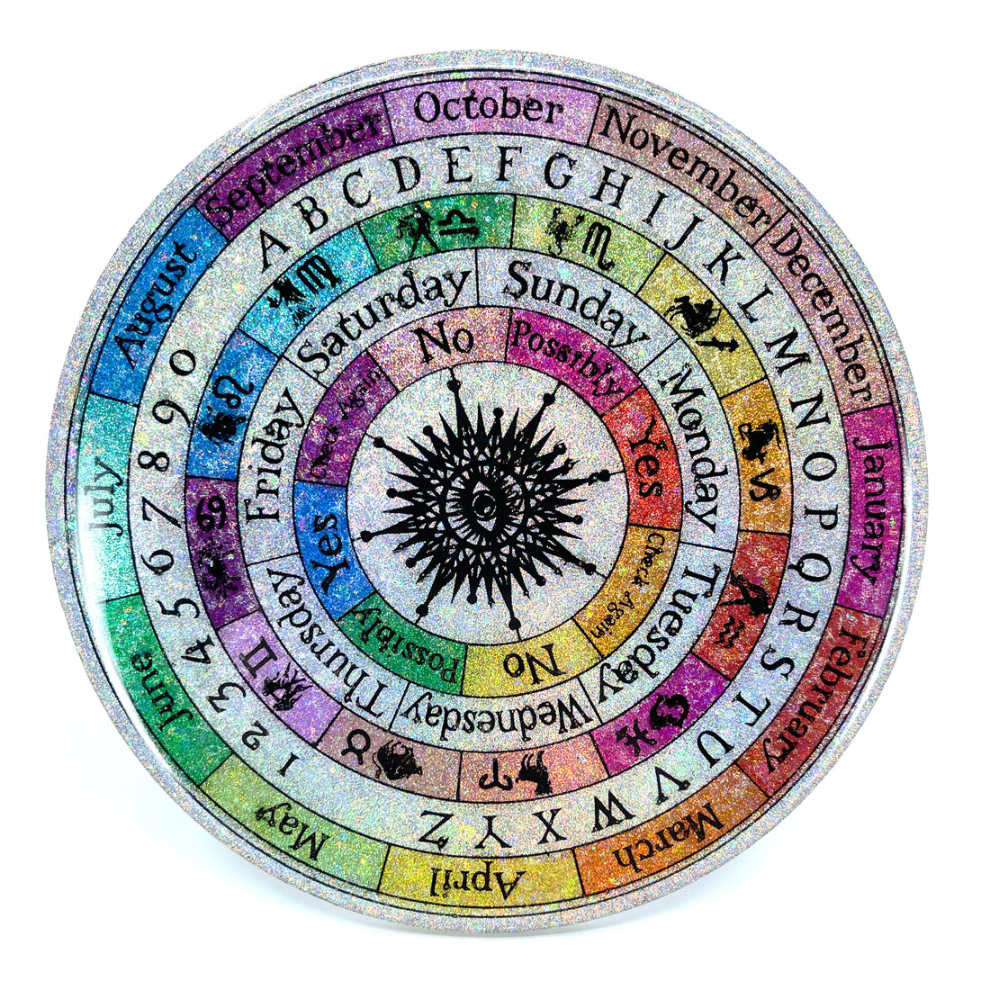 Holographic Rainbow Pendulum Board Spiritual Supplies Restrained Grace   