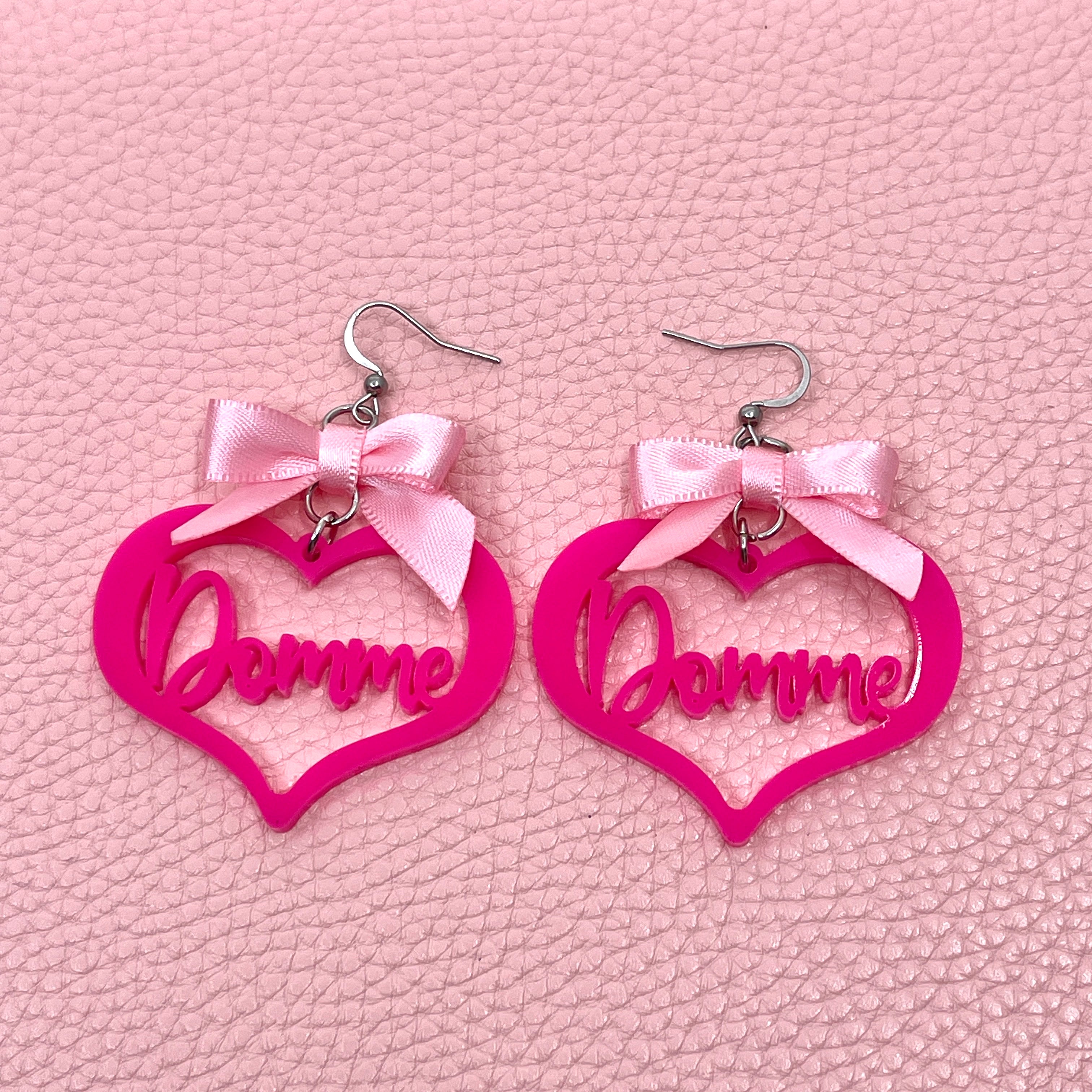 Design Your Own Femme Domme Earrings Earrings Restrained Grace   