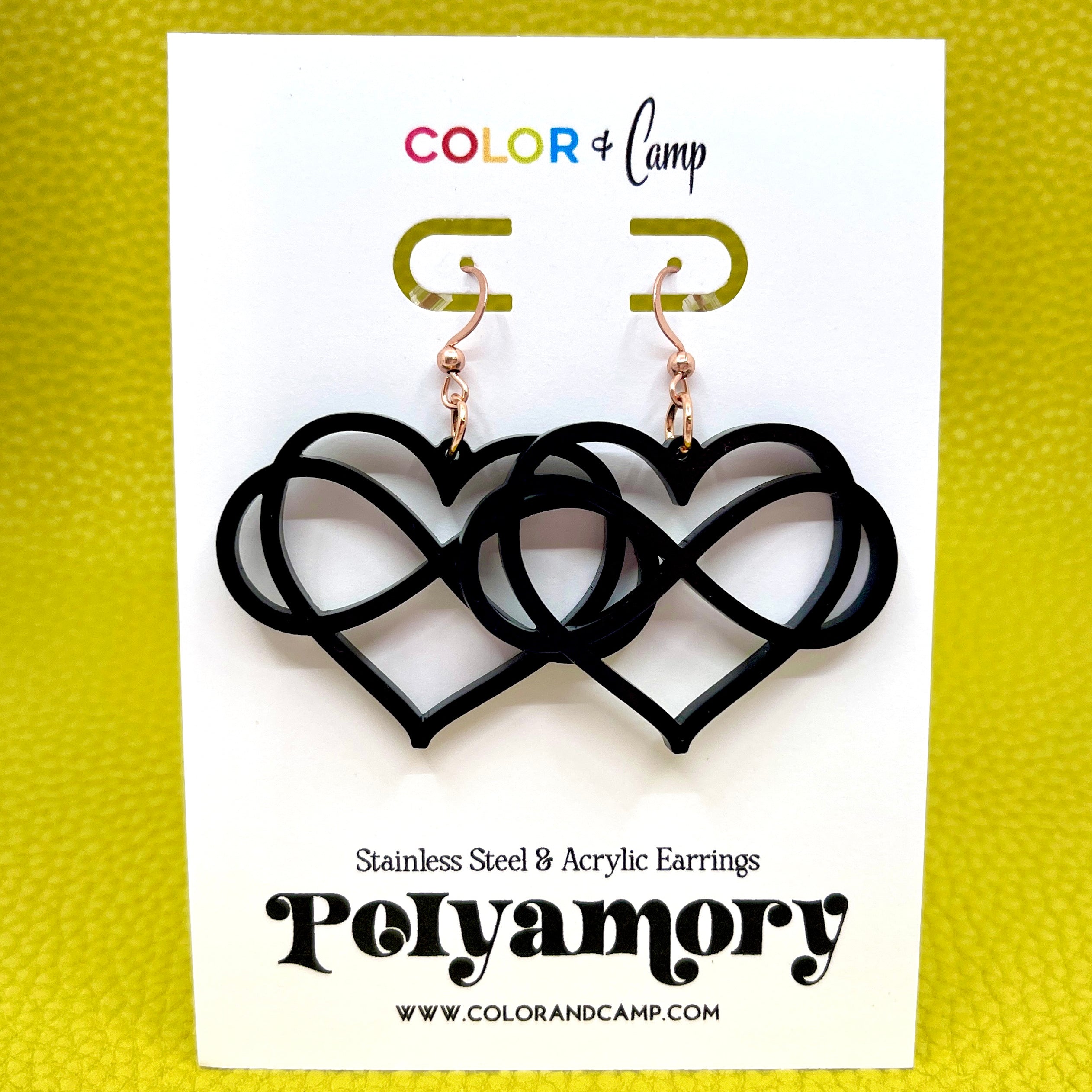 Polyamory Symbol Earrings Earrings Color & Camp   