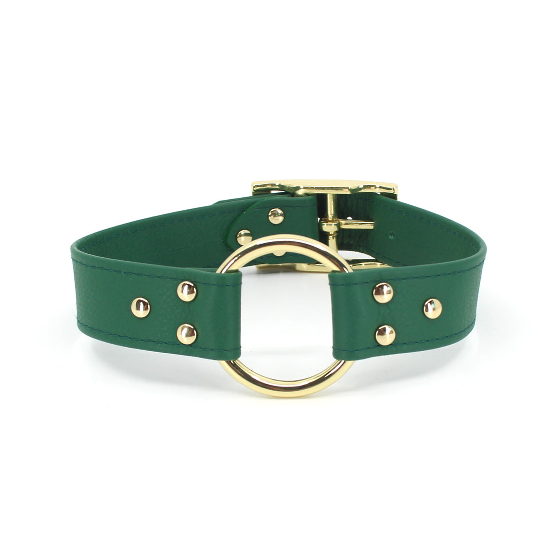 Custom Made Leather Wide Ring of O Collar Collar Restrained Grace   