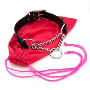 Collar Keepsake Bag - Leather Gear Storage Box Restrained Grace Medium