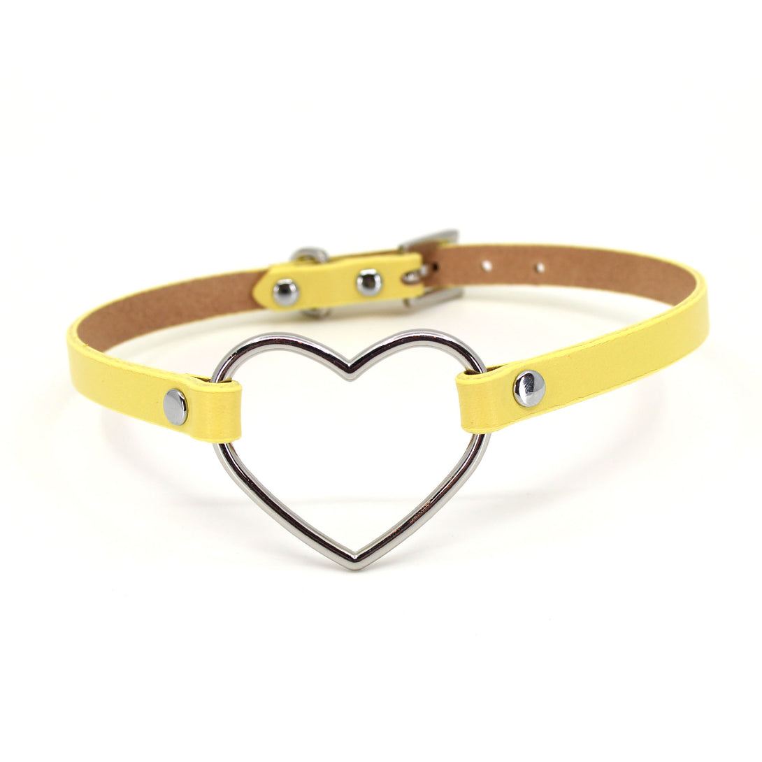 Design Your Own Heart Ring Mini BDSM Collar Collar Restrained Grace   