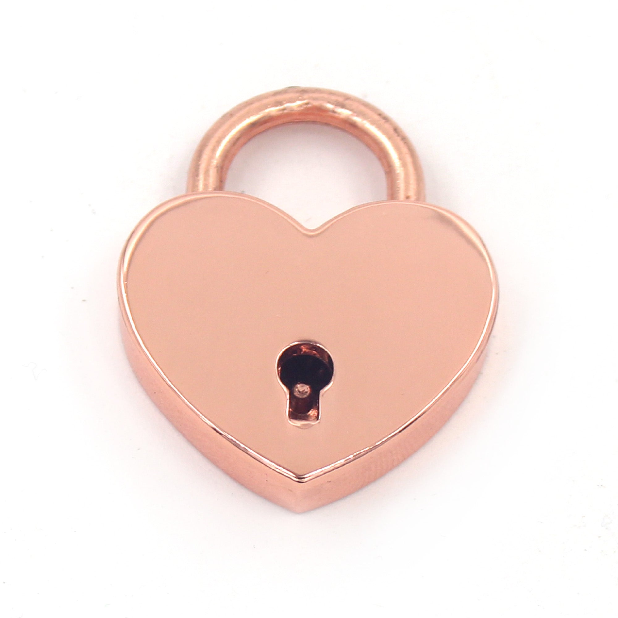 Classic Heart Lock - BDSM Padlock Lock Restrained Grace Rose Gold