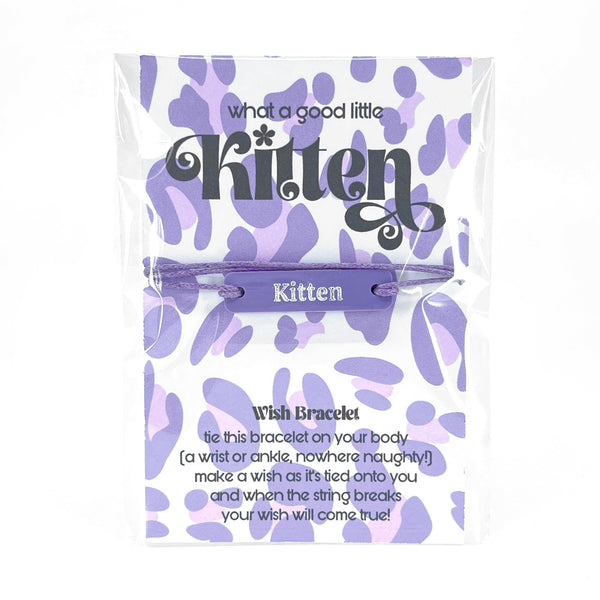 Submissive Kitten - Tag Wish Bracelet