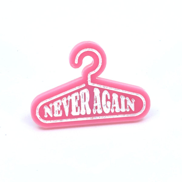 Never Again Hanger Pin Pin Restrained Grace   
