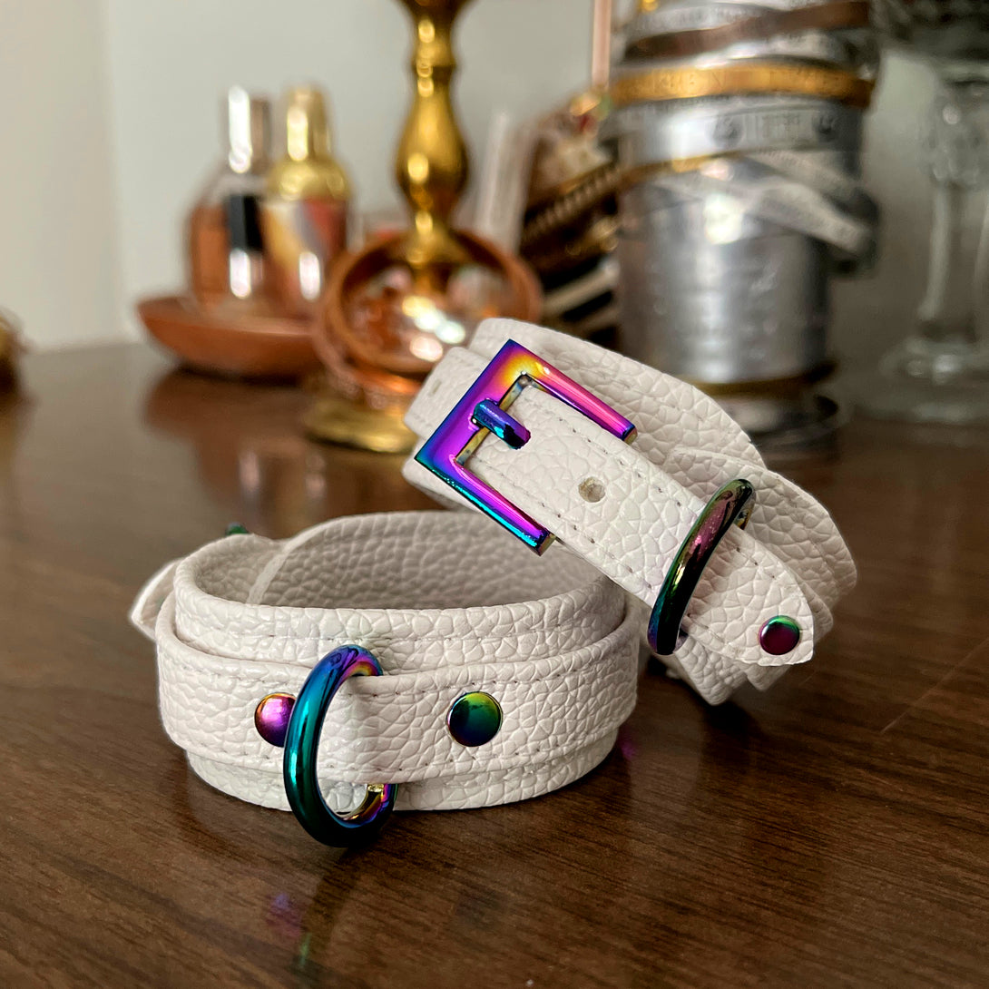 Rainbow Unicorn Deluxe Bondage Cuffs Cuffs Restrained Grace   