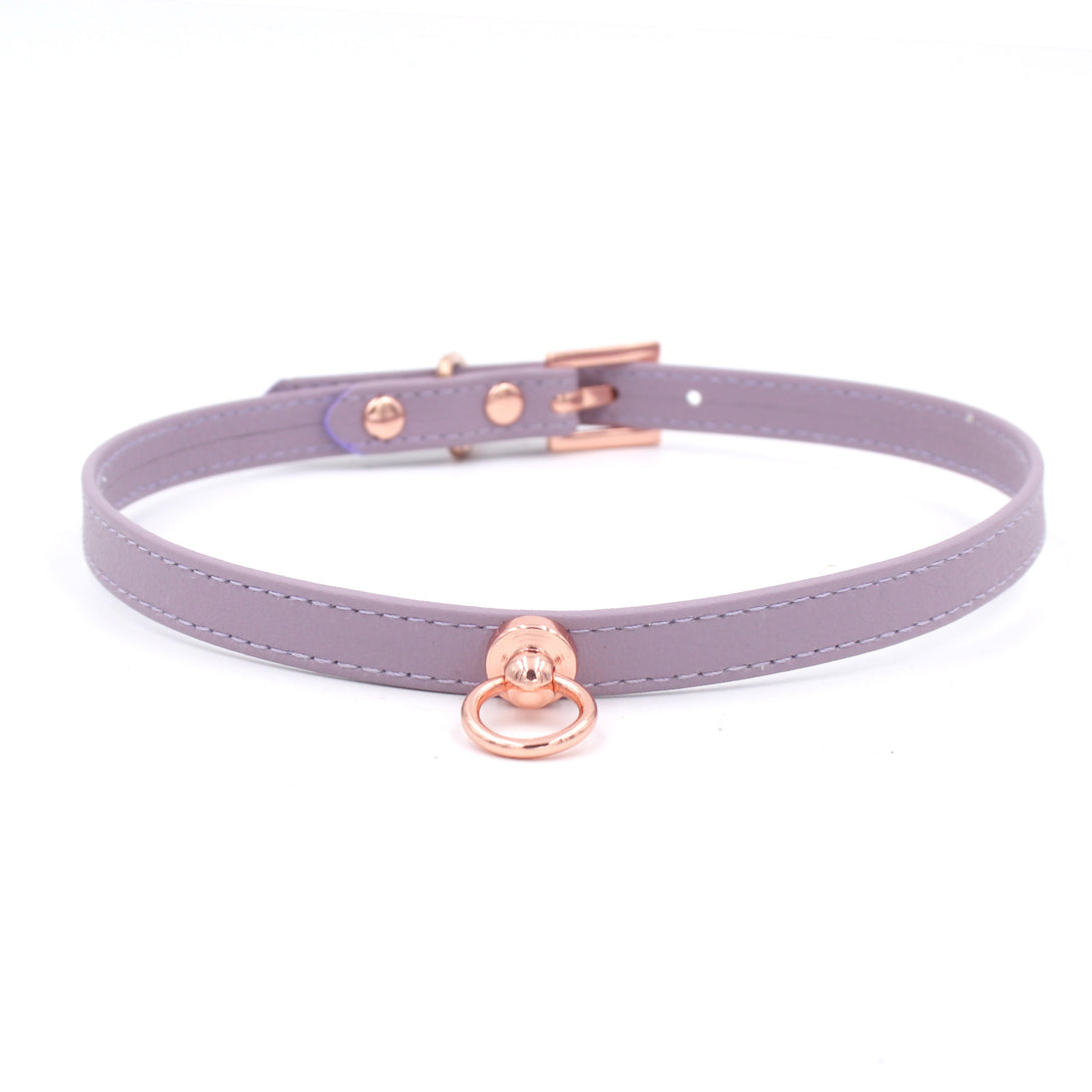 Design Your Own Leather Mini Collar - BDSM Day Collar Collar Restrained Grace   