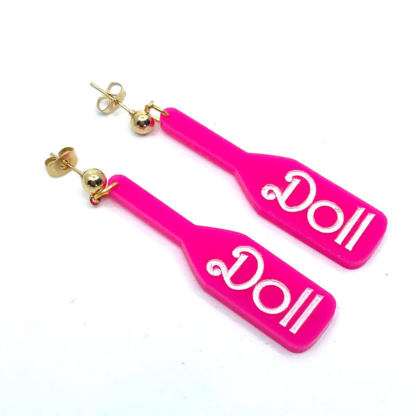 Doll Paddle Earrings