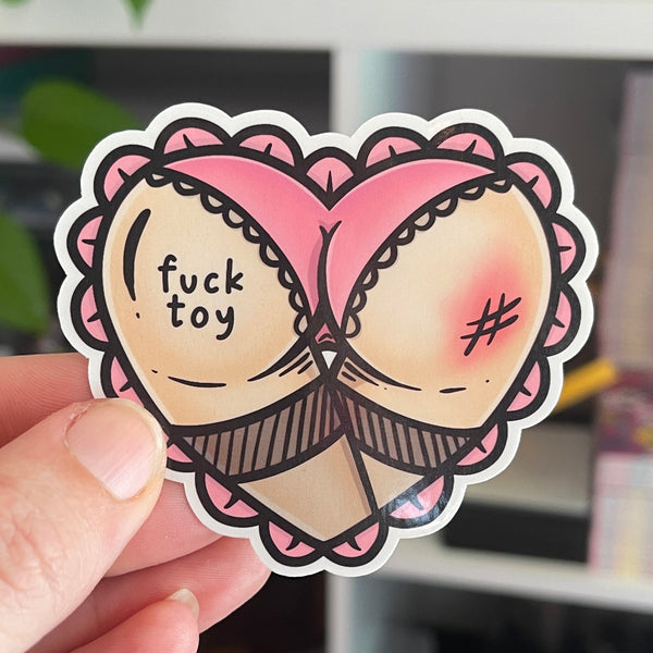 Bruised Booty Fuck Toy Sticker