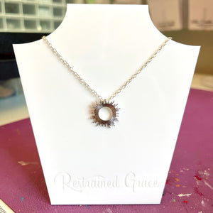 The Cordelia Day Collar - Sterling Silver Day Collar Restrained Grace
