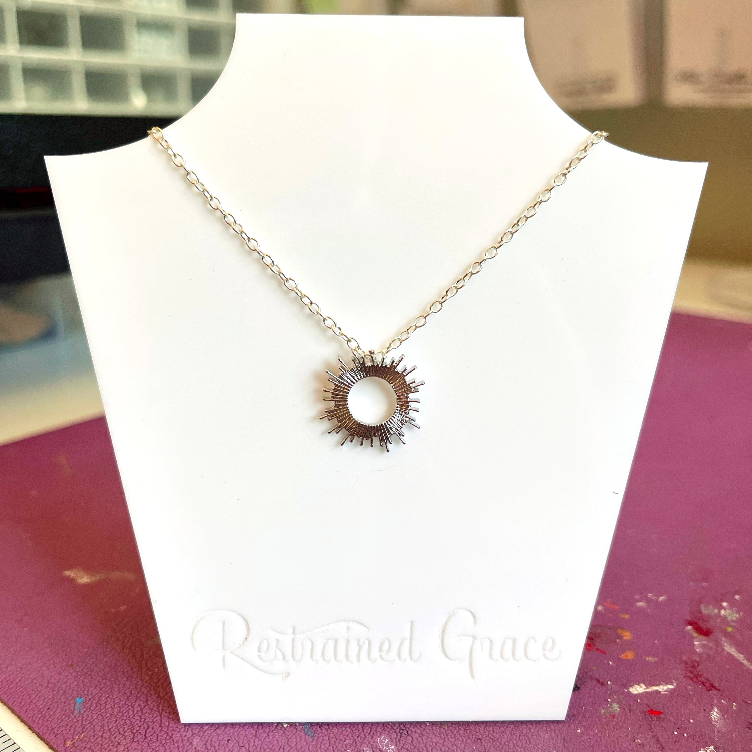 The Cordelia Day Collar - Sterling Silver Day Collar Restrained Grace