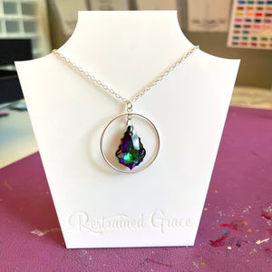 The Endora Crystal Day Collar - Sterling Silver Day Collar Restrained Grace