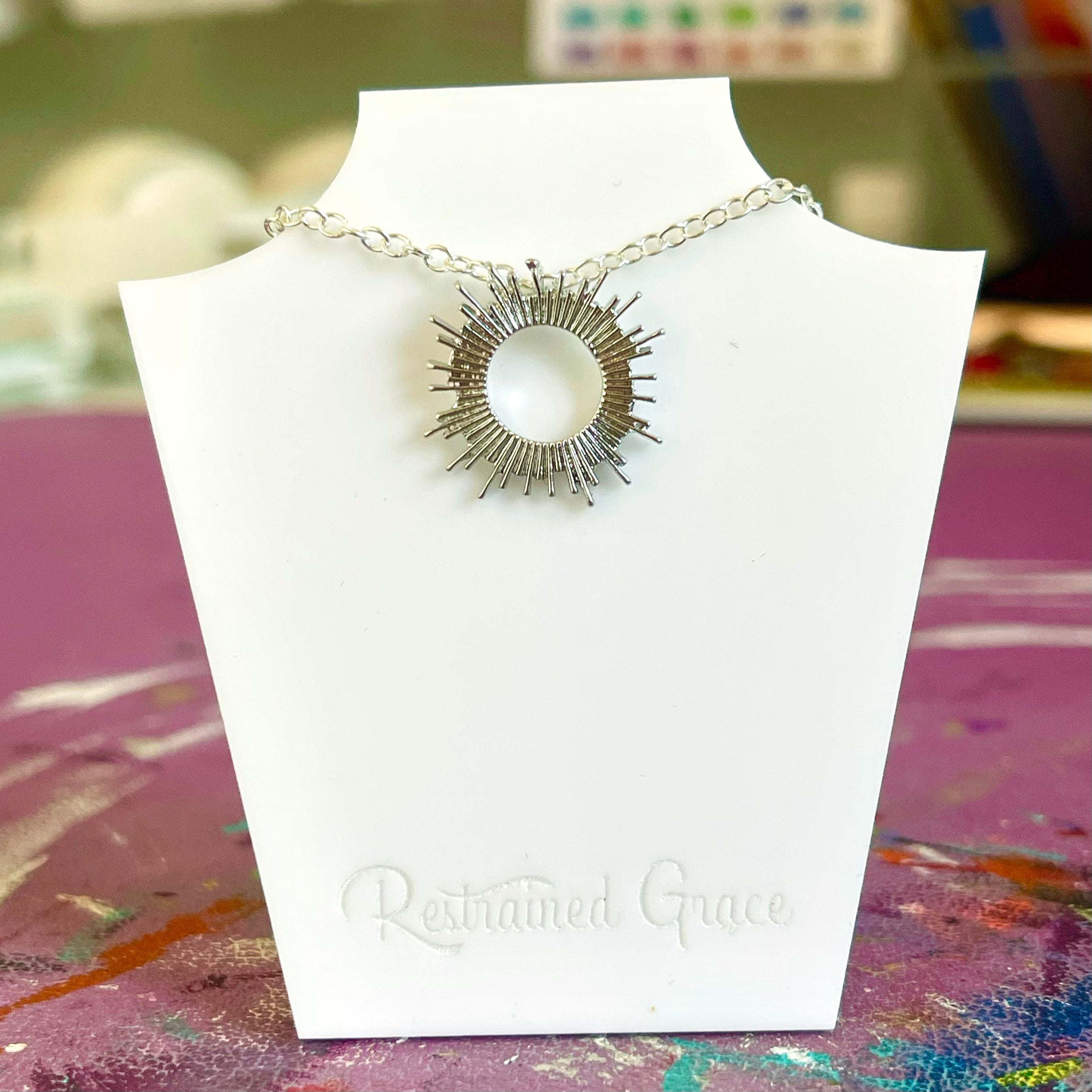 The Cordelia Day Collar - Sterling Silver Day Collar Restrained Grace