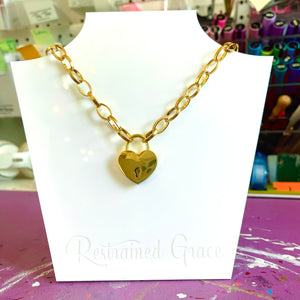 The Signature Day Collar - BDSM Chain Day Collar Day Collar Restrained Grace