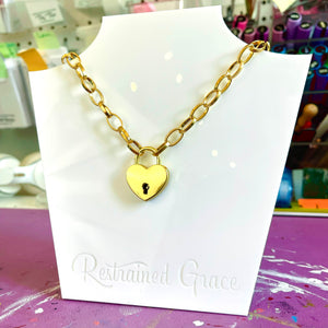 The Signature Day Collar - BDSM Chain Day Collar Day Collar Restrained Grace