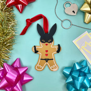 Gingerbread Peg - BDSM Christmas Ornament Ornament Restrained Grace
