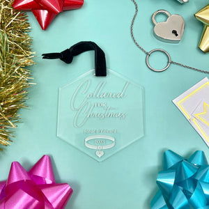 Collared for Christmas - Personalized Dom/sub Ornament Ornament Restrained Grace