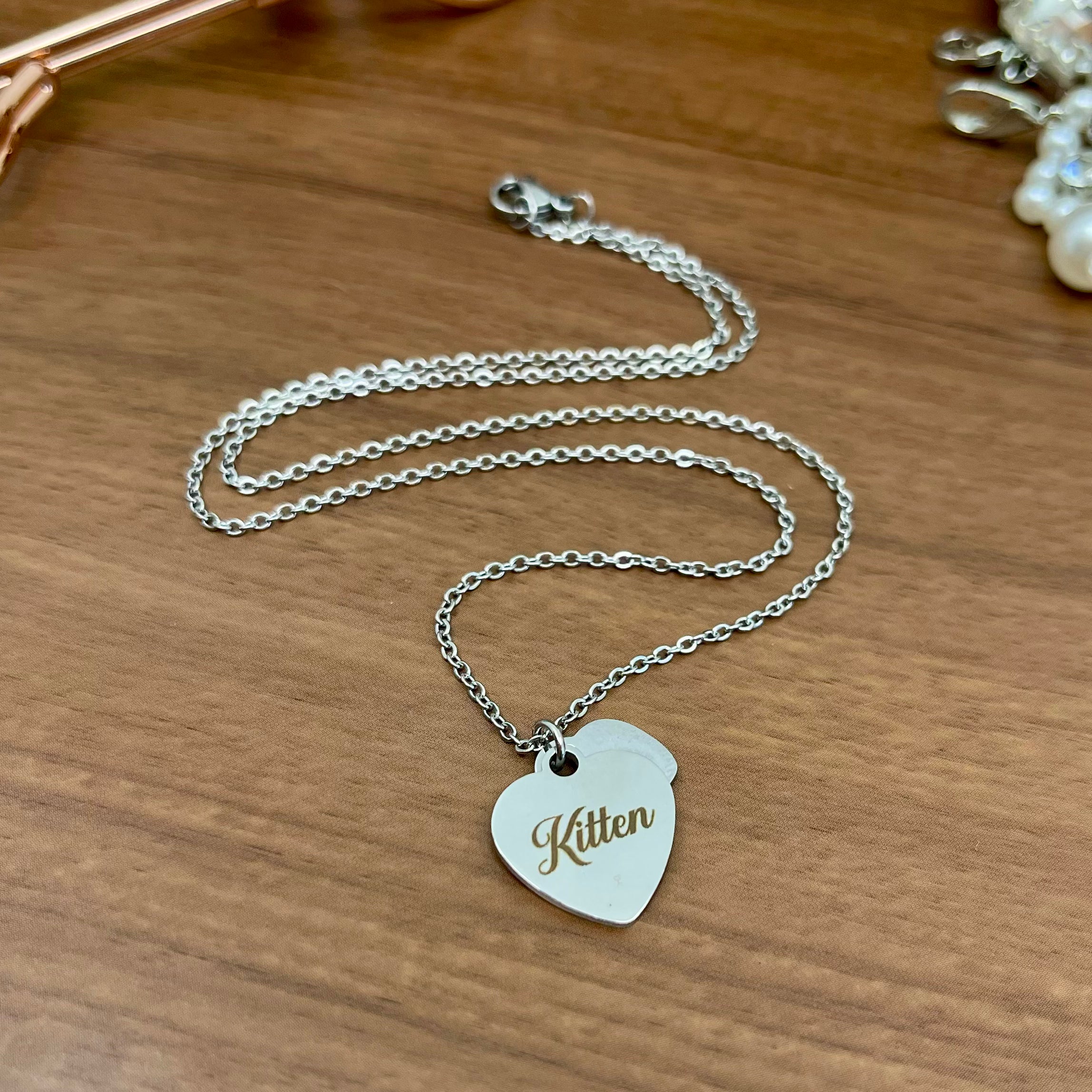 Secret Message Heart Lock Necklace - BDSM Day Collar Day Collar Restrained Grace