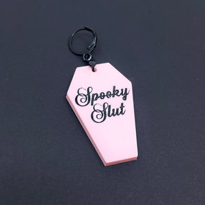 Custom Acrylic Collar Tag - Coffin Collar Tag Restrained Grace