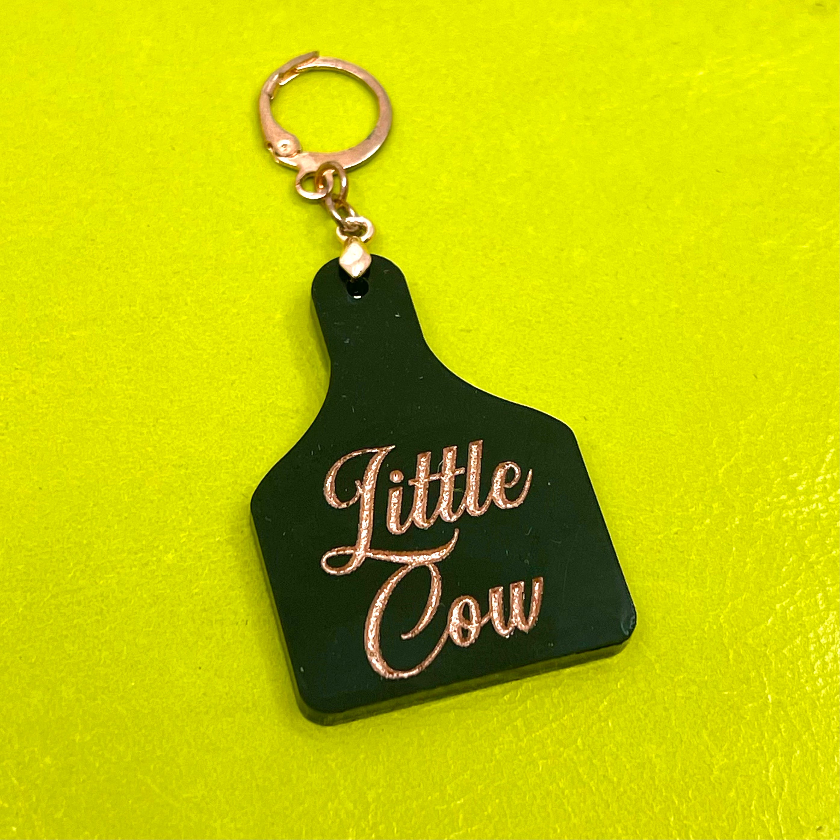 Custom Acrylic Collar Tag - Cow Tag Collar Tag Restrained Grace
