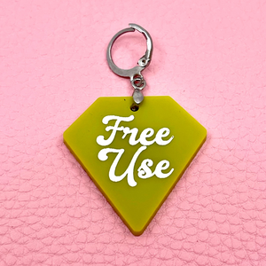 Custom Acrylic Collar Tag - Diamond Collar Tag Restrained Grace
