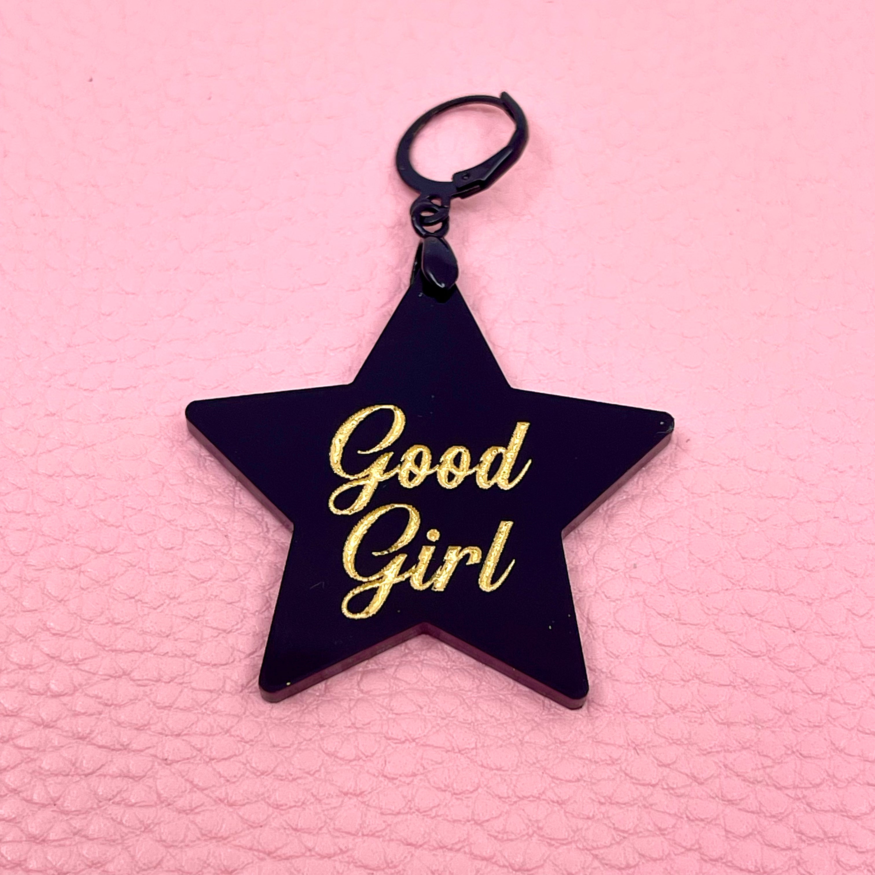 Custom Acrylic Collar Tag - Star Collar Tag Restrained Grace